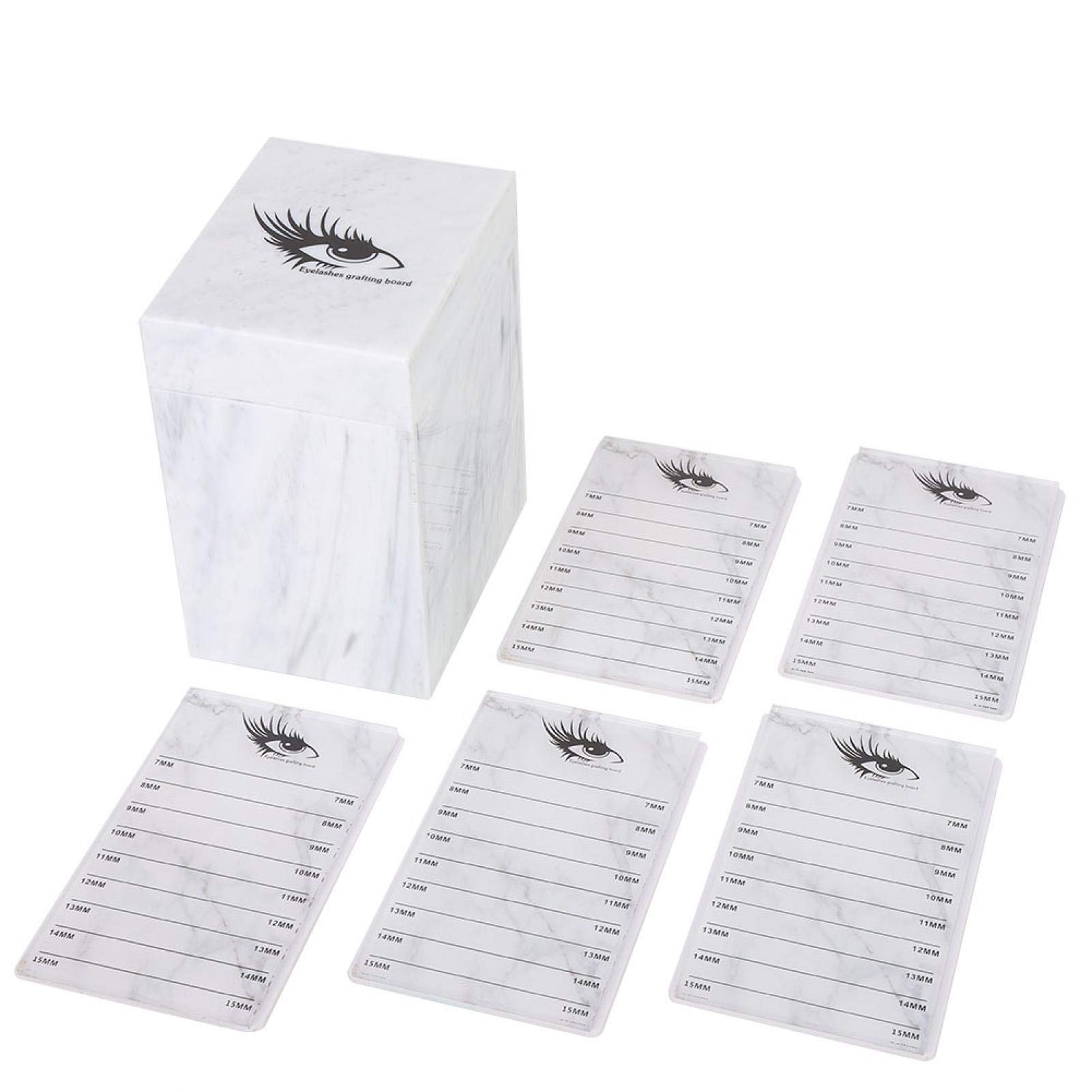 Eyelash Storage Box - Jadeshay 5 Layers Exquisite False Eyelash Makeup Organizer Eyelashes Glue Display Holder Eyelash Extensions Storage Case Cosmetic Tool