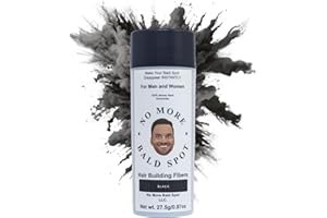 Hair Building Fibers For Thinning Hair for Men - Hair Fillers Powder - Hair Thickener For Thinning Hair for Women - Bald Spot Cover Up - Hair Loss Scalp Concealer Powder Fillers by No More Bald Spot