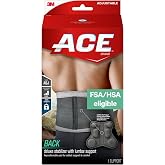 ACE Deluxe Back Stabilizer, with Lumbar Support, Back Brace, Doctor Developed, Adjustable, Helps with Herniated Discs and Sciatica