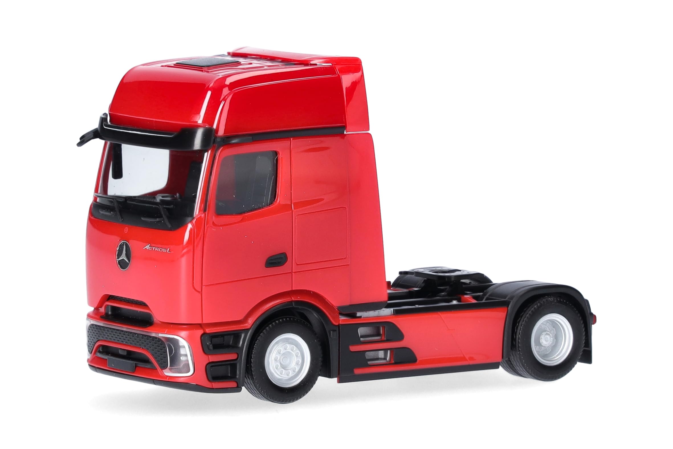 Herpa Mercedes-Benz Actros L ProCabin Gigaspace Truck Model Red Miniature Scale 1:87 Collector's Item Made in Germany Plastic