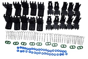 For 10Pcs Weather Pack 2 Pin Sealed Connector Plug Kit Universal 12015792 12010973