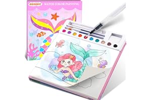 AGGKKY Paint with Water Coloring Books for Kids Toddlers 1-3 Mess Free Watercolor Painting Sets Arts and Crafts for Kids 2-4 4-8 Travel Activities Birthday Stocking Stuffers Toy Gift