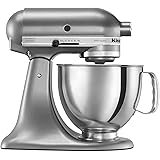 KitchenAid KSM150PSCU Artisan Series 5-Qt. Stand Mixer with Pouring Shield - Contour Silver