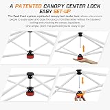 EAGLE PEAK 3m x 3m Slant Leg Pop-up Canopy Tent - Easy Setup & Adjustable view 4