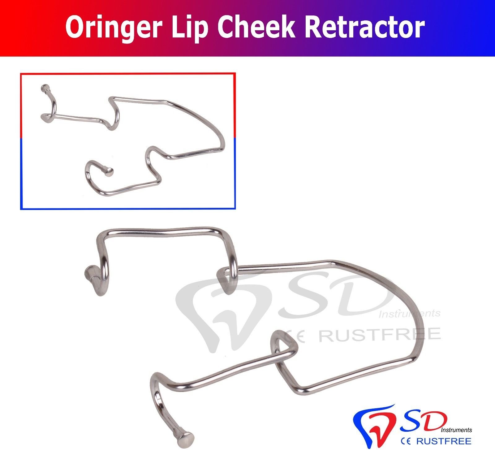 Oringer Lip Cheek Tools ORINGGER Autoclave Dental Photography SD Instruments