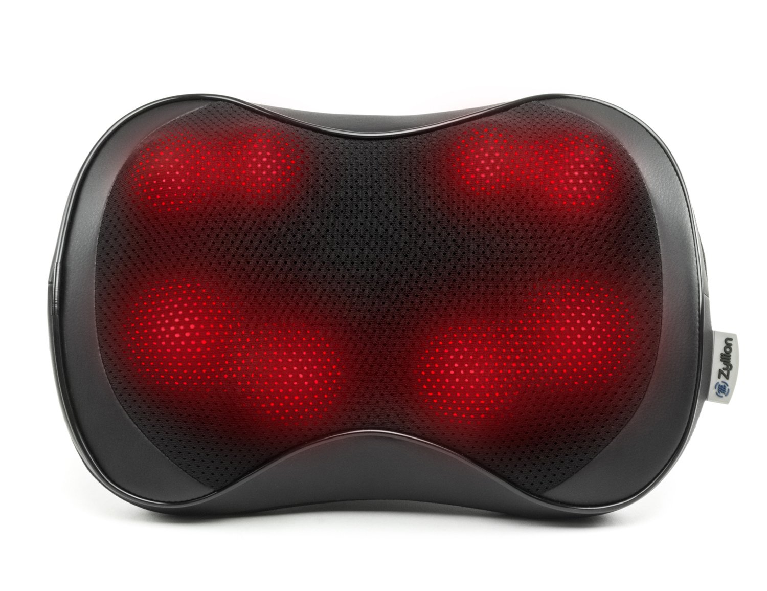 Zyllion Back Neck Shiatsu Massager Kneading Massage Pillow with Heat