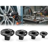 YATOINTO Low Profile Impact Socket Adapter Set,Versatile 4pcs Insert Ratchet Drive Adapter Kit,Fit Impact Guns,Wrench,Cordless Drill,1/4 to 3/8,3/8 to 1/2,1/2 to 3/4,3/4 to 1,Automotive,DIY,Industry