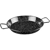 Garcima 12-Inch Enameled Steel Paella Pan, 30cm