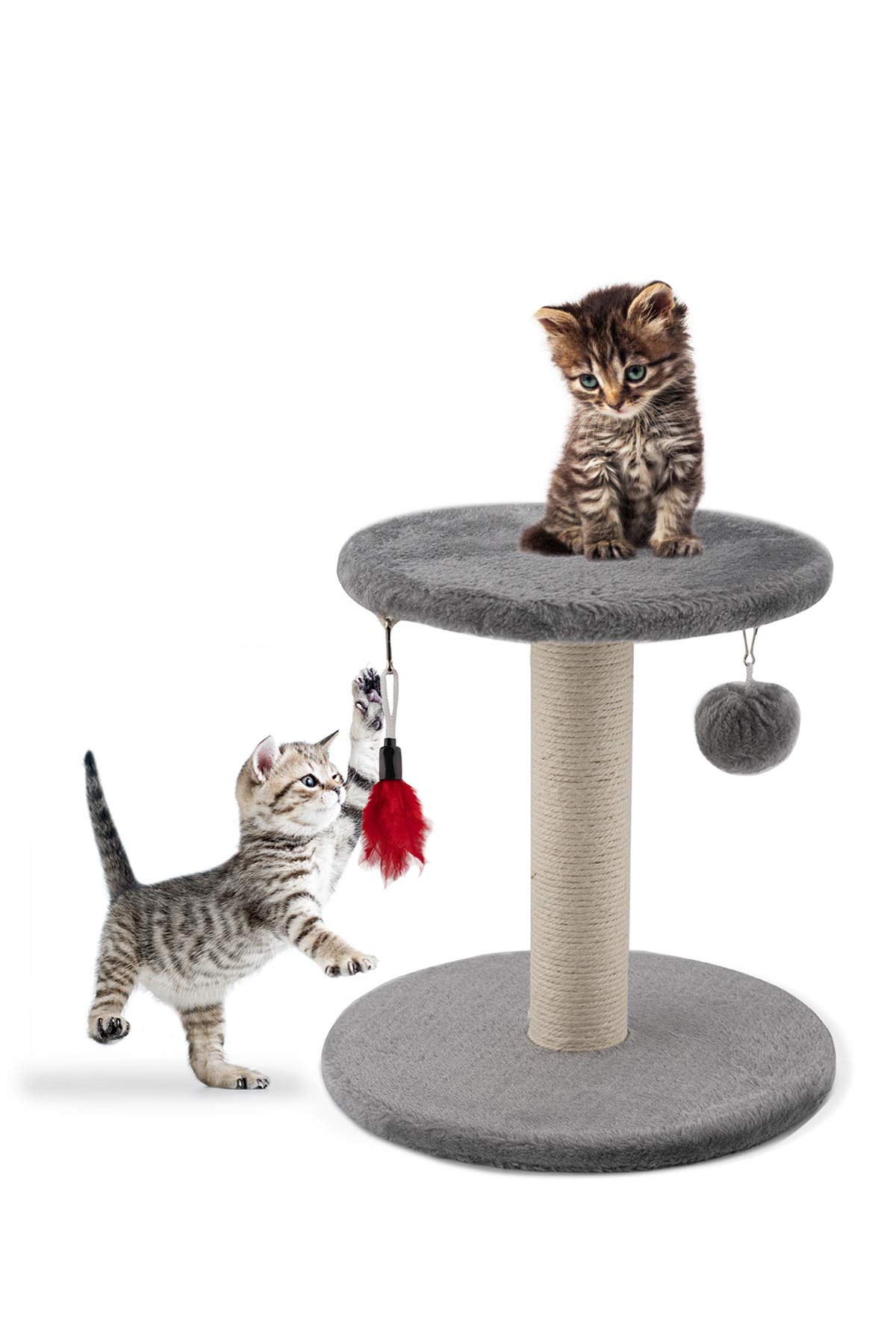 ADEPTNA Sturdy Durable Pet Cat Kitten Activity Centre for Playing, Relaxing and Sleeping – Cat Tree House Scratching Post and Climber