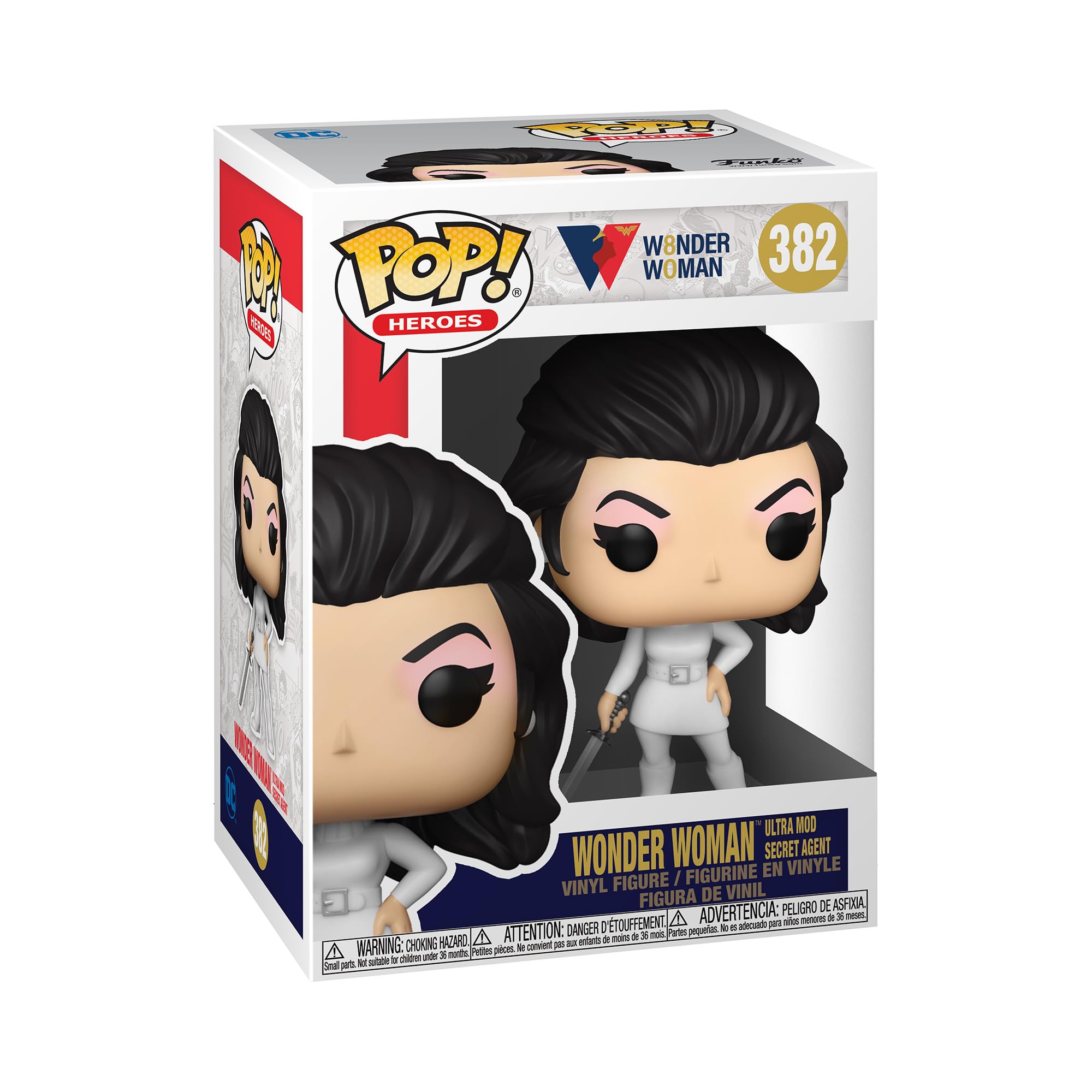 Funko POP! Heroes: WW 80th - the New Wonder Woman - (1968) - DC Comics - Collectable Vinyl Figure - Gift Idea - Official Merchandise - Toys for Kids & Adults - Comic Books Fans