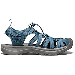 KEEN Womens Whisper Closed Toe Sport Sandals, Smoke