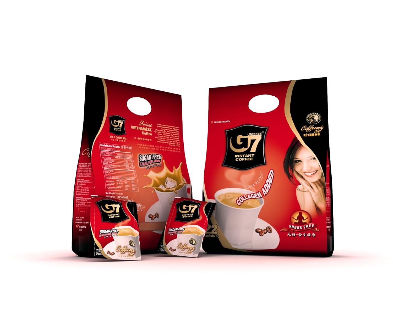 Trung Nguyen G7 3in1 SugarFree Instant Coffee with Collagen44