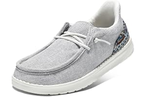 STQ Women Slip on Boat Shoes丨Arch Support Casual Ultralight Sneakers Spring Shoes