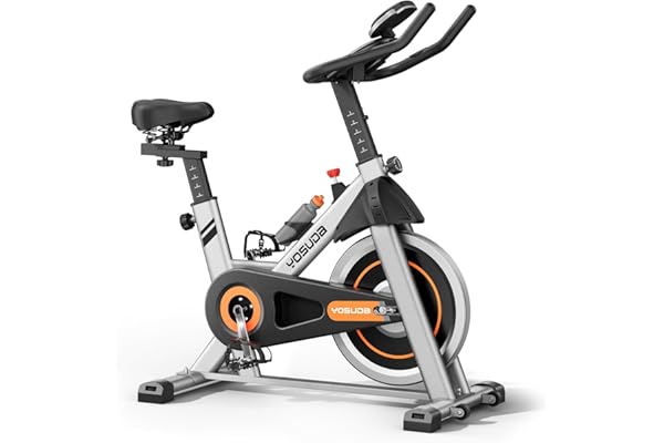 YOSUDA Indoor Cycling Bike Brake Pad/Magnetic Stationary Bike - Cycle Bike with Tablet Mount & Comfortable Seat Cushion