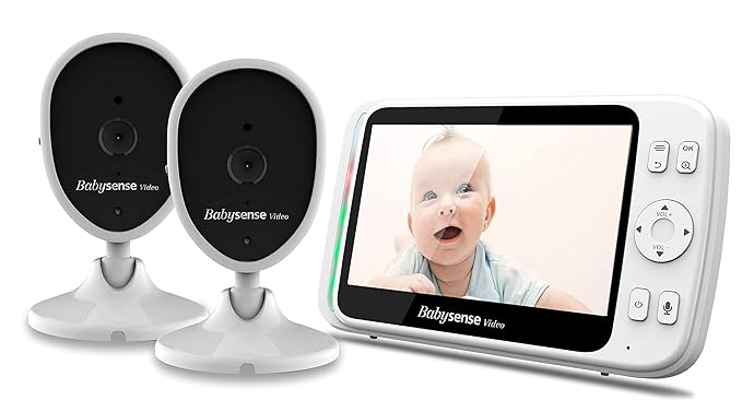babysense video baby monitor with camera and audio