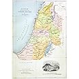 Posterazzi DPI1872739 Canaan As It was Divided Between The Twelve Tribes of Israel. from The Holy Bible Published by William Collins, Sons, & Company in 1869 Photo Print, 12 x 17, Multi