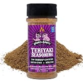 Smoke n Sanity Teriyaki Seasoning, Low FODMAP 4.7 oz Shaker | Monash Certified Low FODMAP, Vegetarian, Gluten Free, Dairy Free, MSG Free, Kosher, IBS Friendly, Gut Friendly