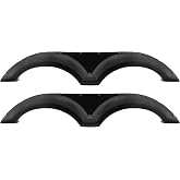 RecPro RV Black Tandem Fender Skirt Classic Style 68.5" x 12.5" 2 Pack | Classic Style, OEM Style Replacement, Lightweight, Tandem Axle Design