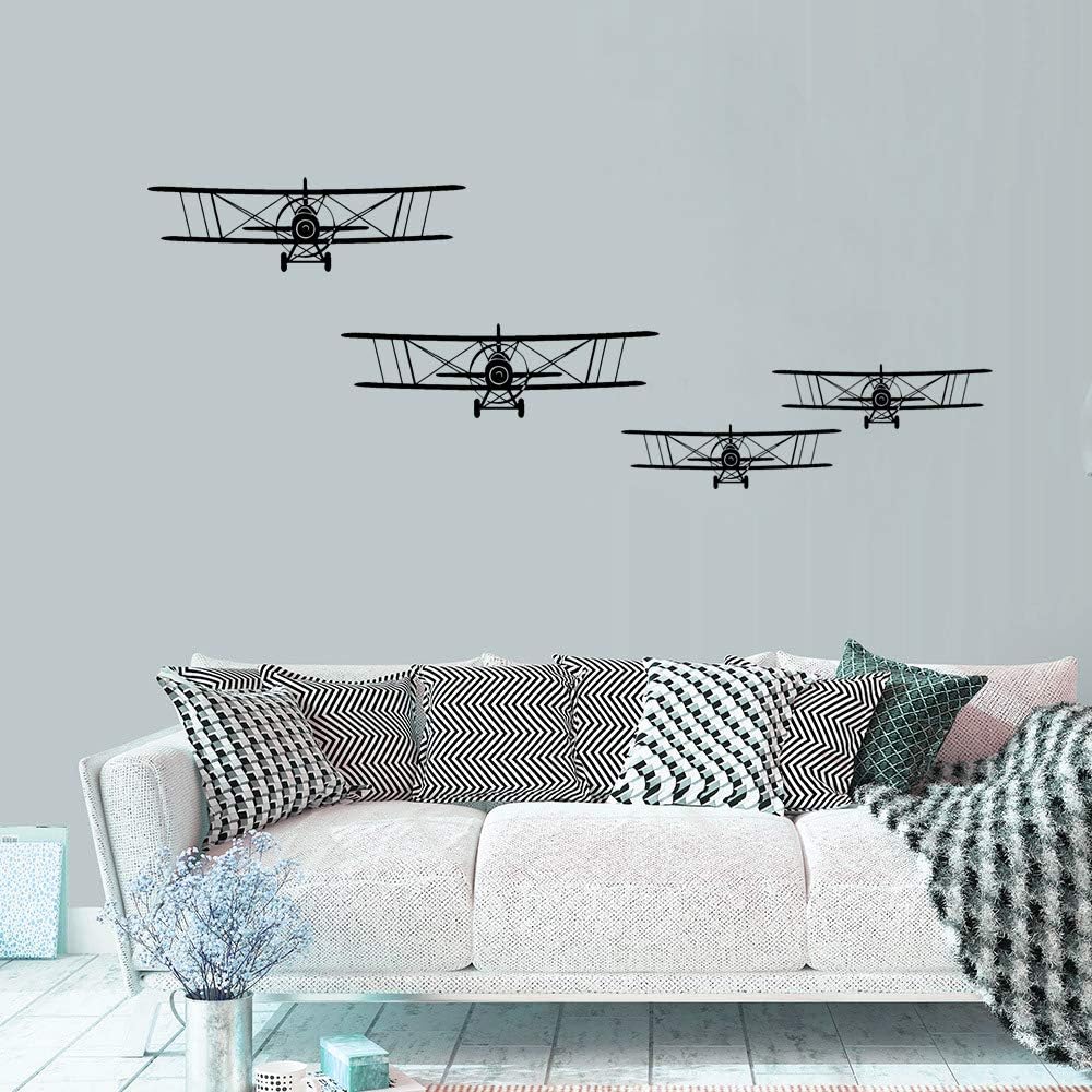 LELE LIFE 2Pcs Airplane Wall Sticker - Image 4