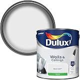 Dulux Silk Emulsion Paint Walls Ceilings Rock Salt 2.5L 13m2/L