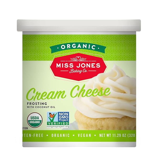 MISS JONES BAKING CO FROSTING CREAM CHEESE, 11.29 OZ