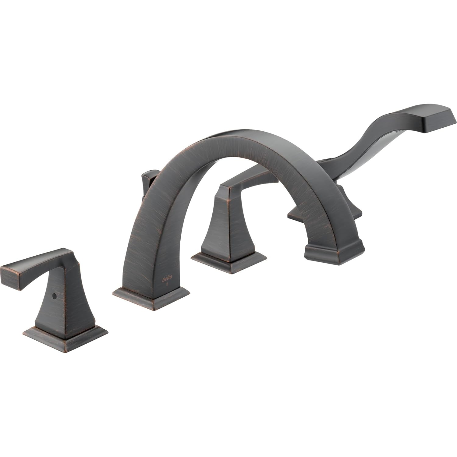Delta Dryden Venetian Bronze Roman Tub Faucet With Handshower And