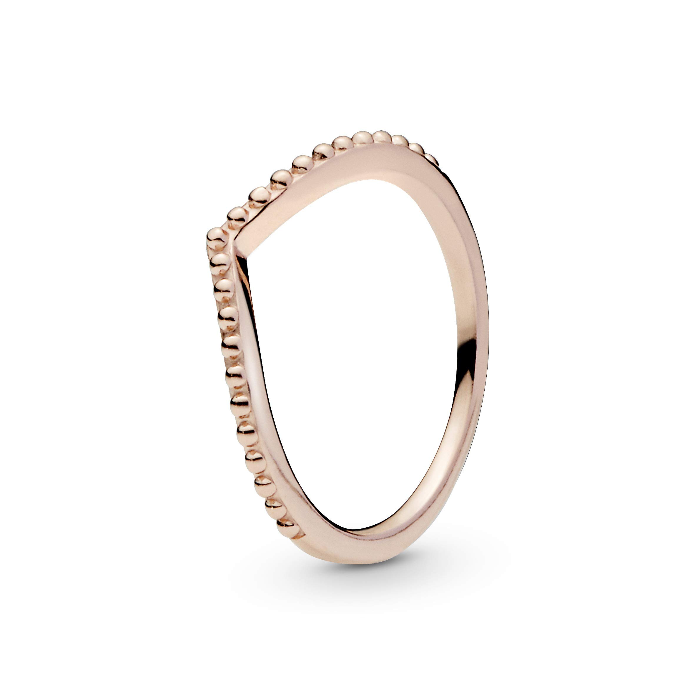 Pandora Women Rose Gold Stacked Ring - 186315-50