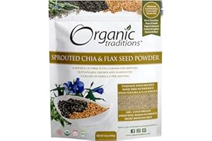 Organic Traditions Sprouted Chia/Flax, 454 grams / 16oz