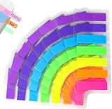 Qufiiry 1120 Pcs Sticky Tabs 7 Colors Writable Repositionable Index Tabs