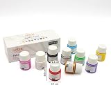 Artme Fabric Paint Set 10 Colours 20ml - Wash-Safe for DIY Projects view 3