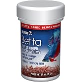 Fluval Betta Freeze Dried Bloodworms, 0.18 oz.