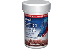 Fluval Betta Freeze Dried Bloodworms, 5 g (0.18 oz)