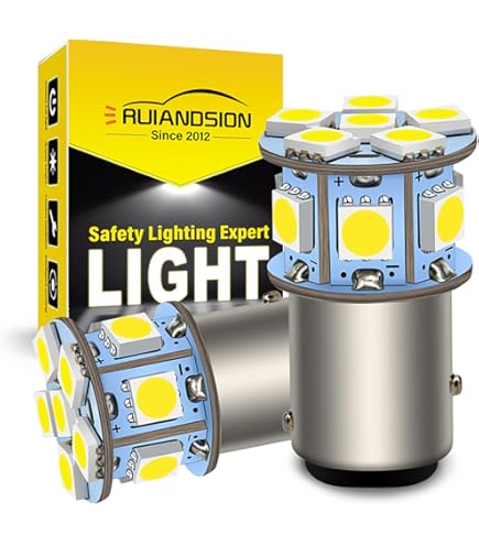 Boodled Lot De 2 Ampoules LED De Rechange Pour Feux De Brouillard Ou