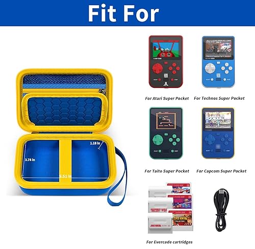 Comecase Hard Case for Blaze Evercade Capcom, Taito, Technos