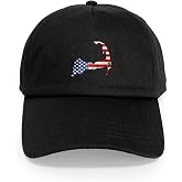 CafePress Patriotic Cape Cod Silhouette Cap Adjustable Baseball Cap