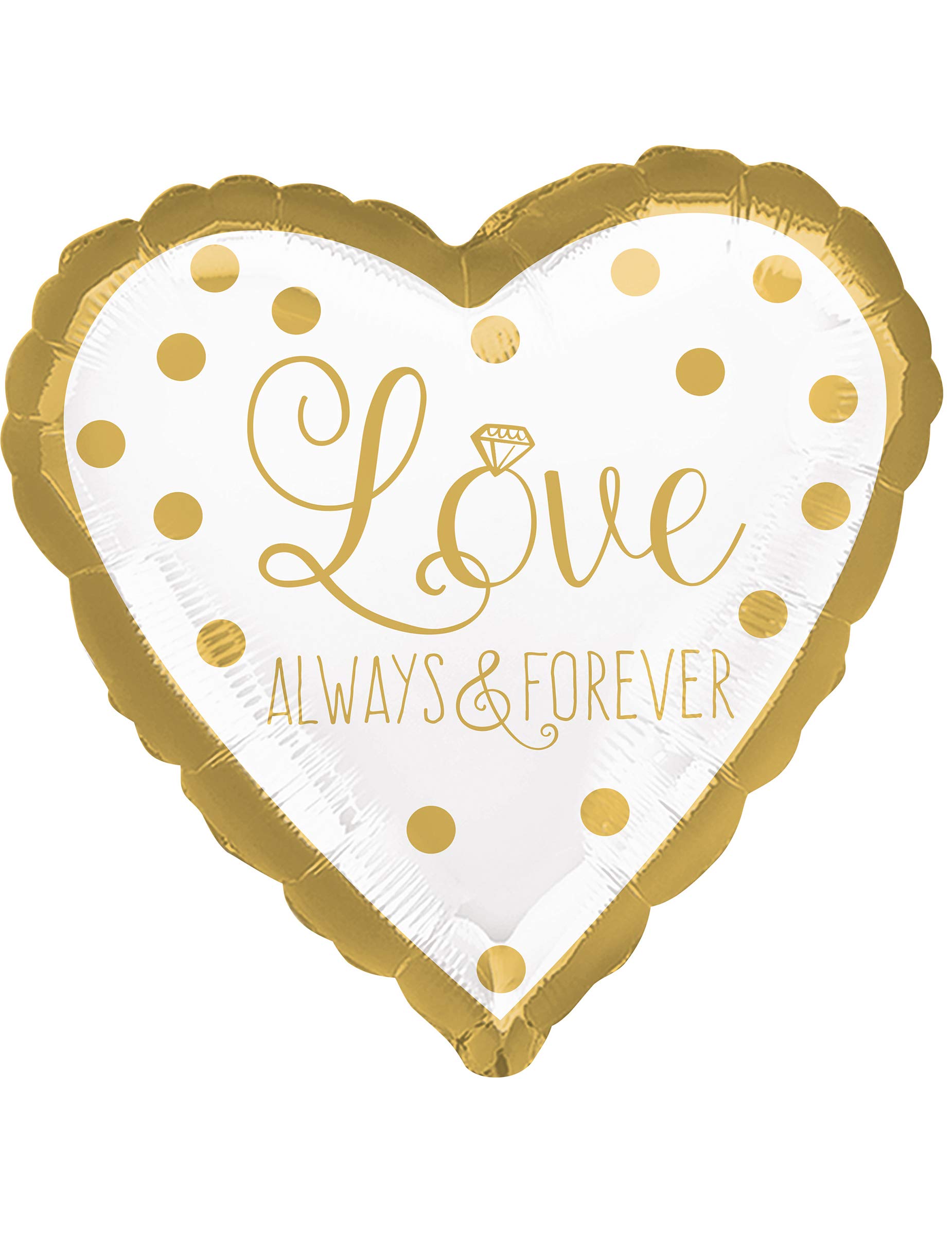 Amscan 3655101 Sd-H:Sparkling Gold Wedding