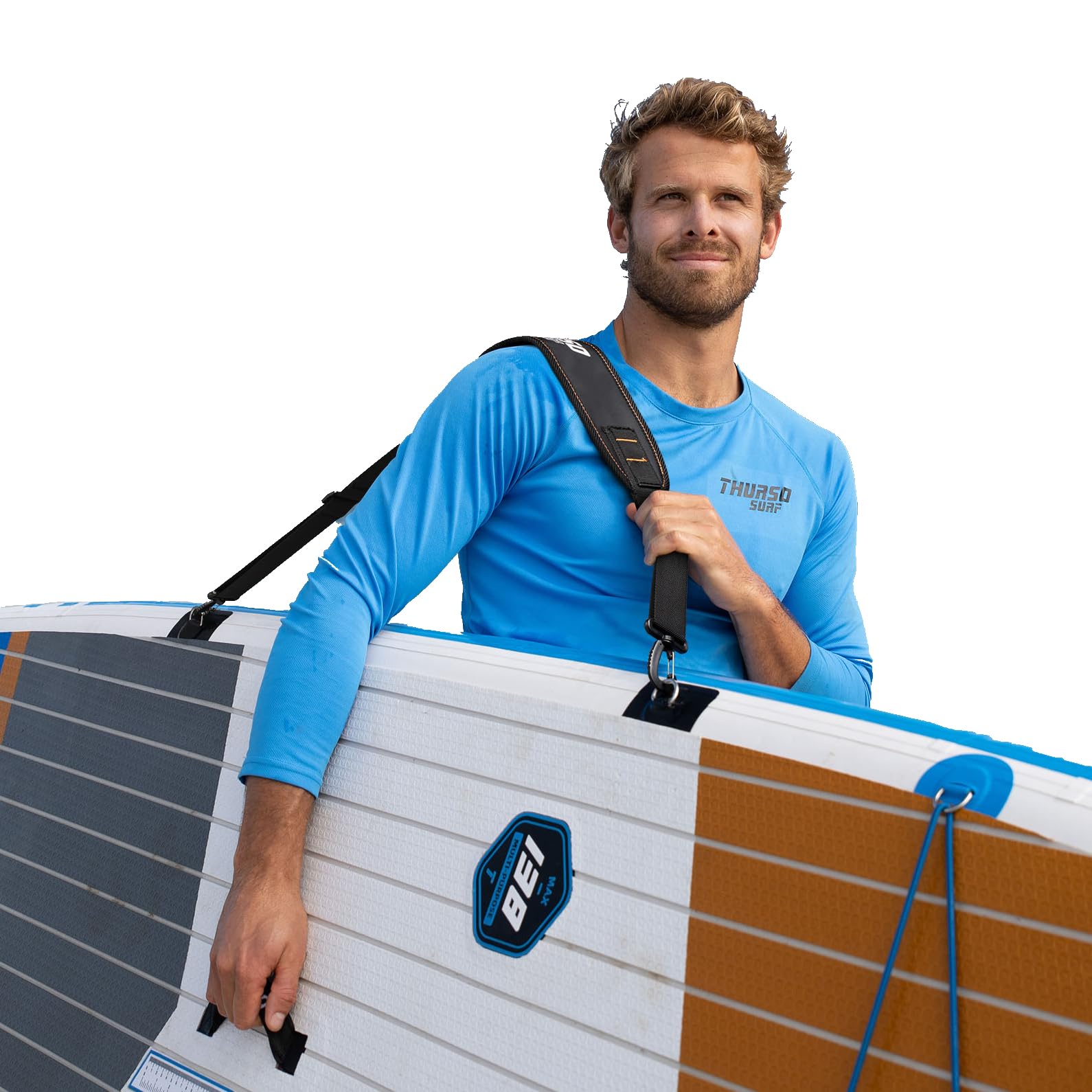 THURSO SURF Paddle Board Carry Strap SUP Shoulder Strap Carrying Straps for Paddle Board Carrier Adjustable Padded Heavy-Duty Paddle Board Accessories for Transportation