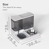 Vivo Technologies 2 in 1 Automatic Cat Feeder and Water Dispenser 3.8L Grey view 7