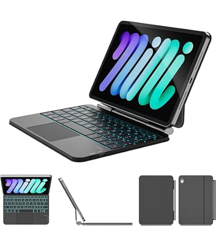 Amazon.com: HENGHUI Keyboard for iPad mini 7 A17 Pro/iPad mini 6th