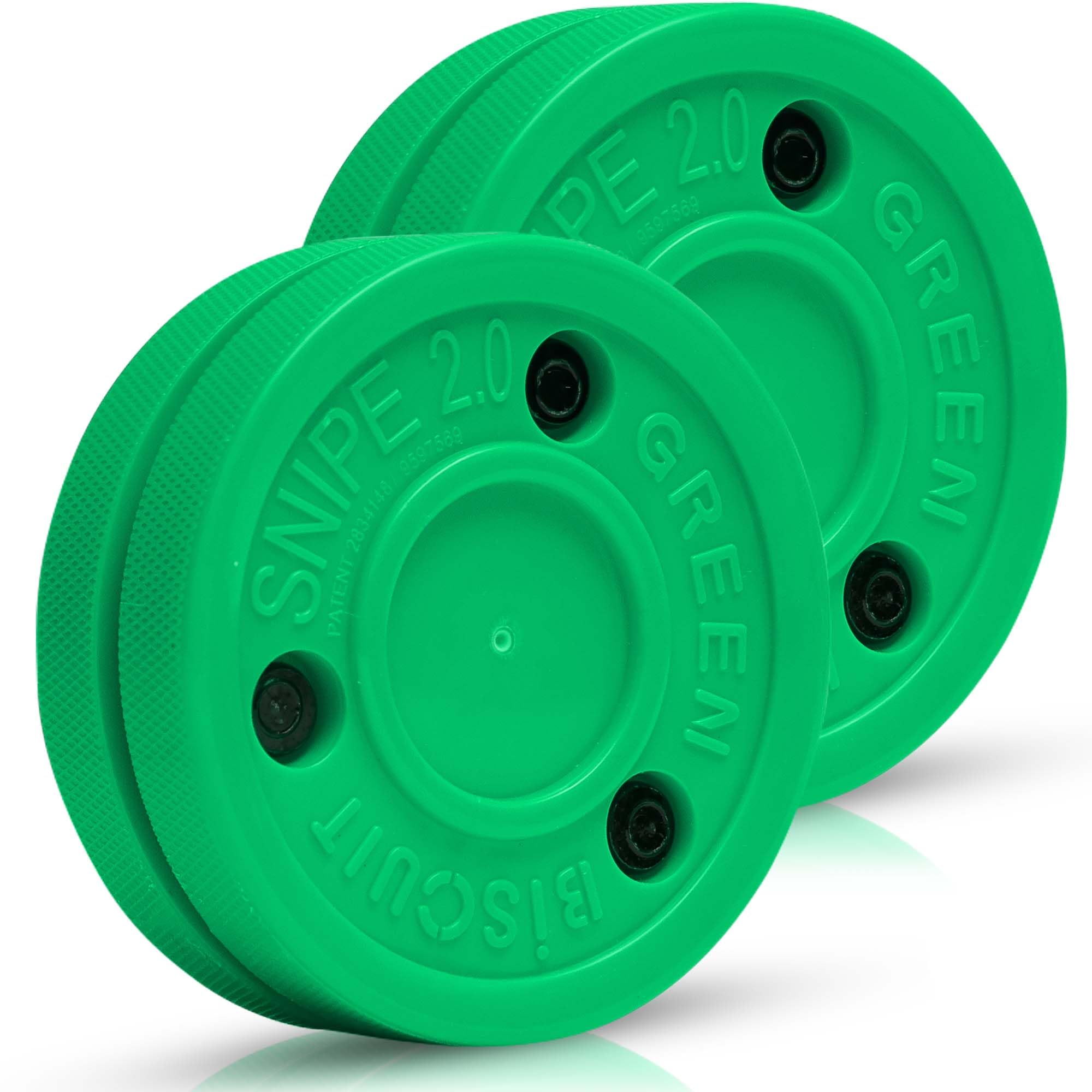 Green Biscuit Snipe ShootingTraining Puck (4 Pack)