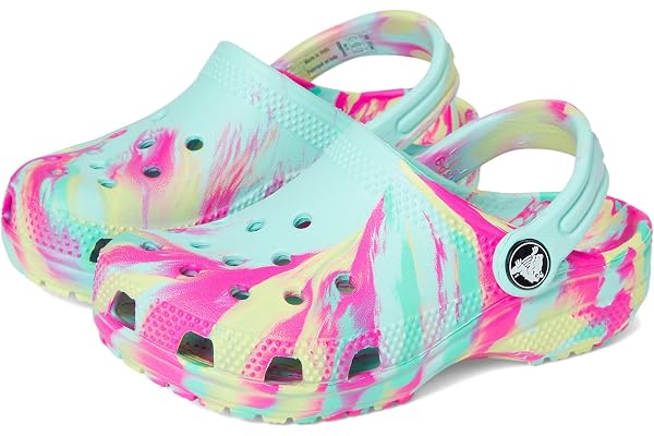 Crocs Unisex-Child Classic Watercolor Marbled Clog