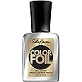 Sally Hansen Color Foil Nail Polish Gold Standard, 0.33 Fl Oz (Pack of 1)