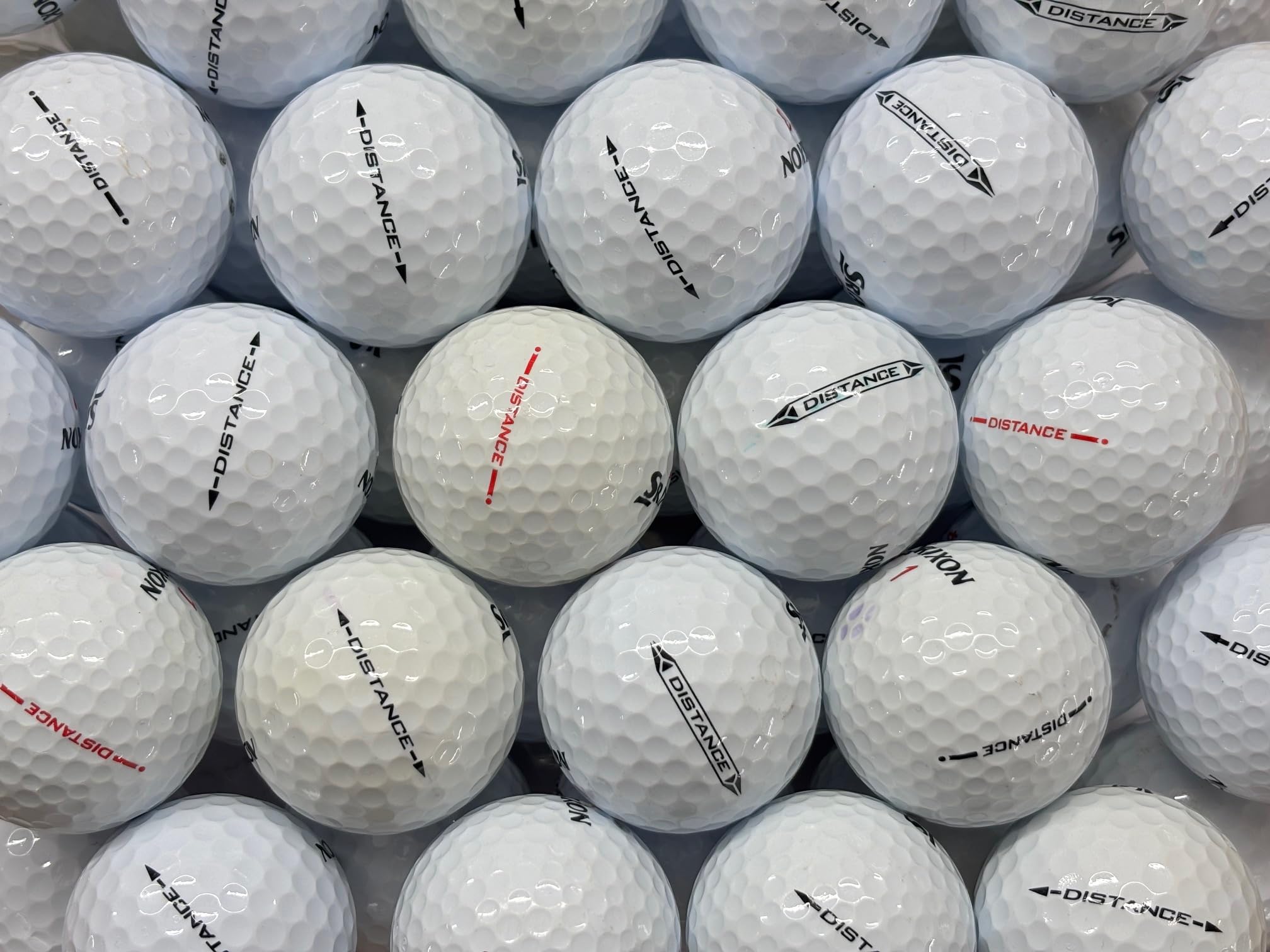 24 Srixon Distance Golf Lake Balls Pearl/Grade A Condition (used golf balls)
