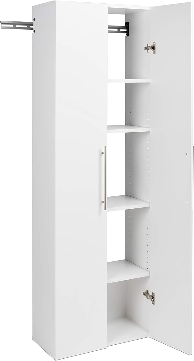 prepac shoe cubbie cabinet white on White Prepac 24 Large Hangups Storage Cabinet Accent Furniture Storage Cabinets