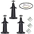 FIZZE Mount For Netgear Arlo Camera - 3 Pack Aluminum Never Rust Security Camera Wall Mount Adjustable Indoor Outdoor Mount for Arlo Pro or CCTV or DVR Have Same Interface - Black Color