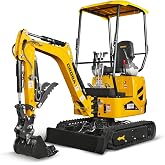 MechMaxx Mini Compact Excavator Kubota D722 13.7HP Engine, 65.7&rdquo; Max. Digging Depth, 2700 LBS Operating Weight, MEC12
