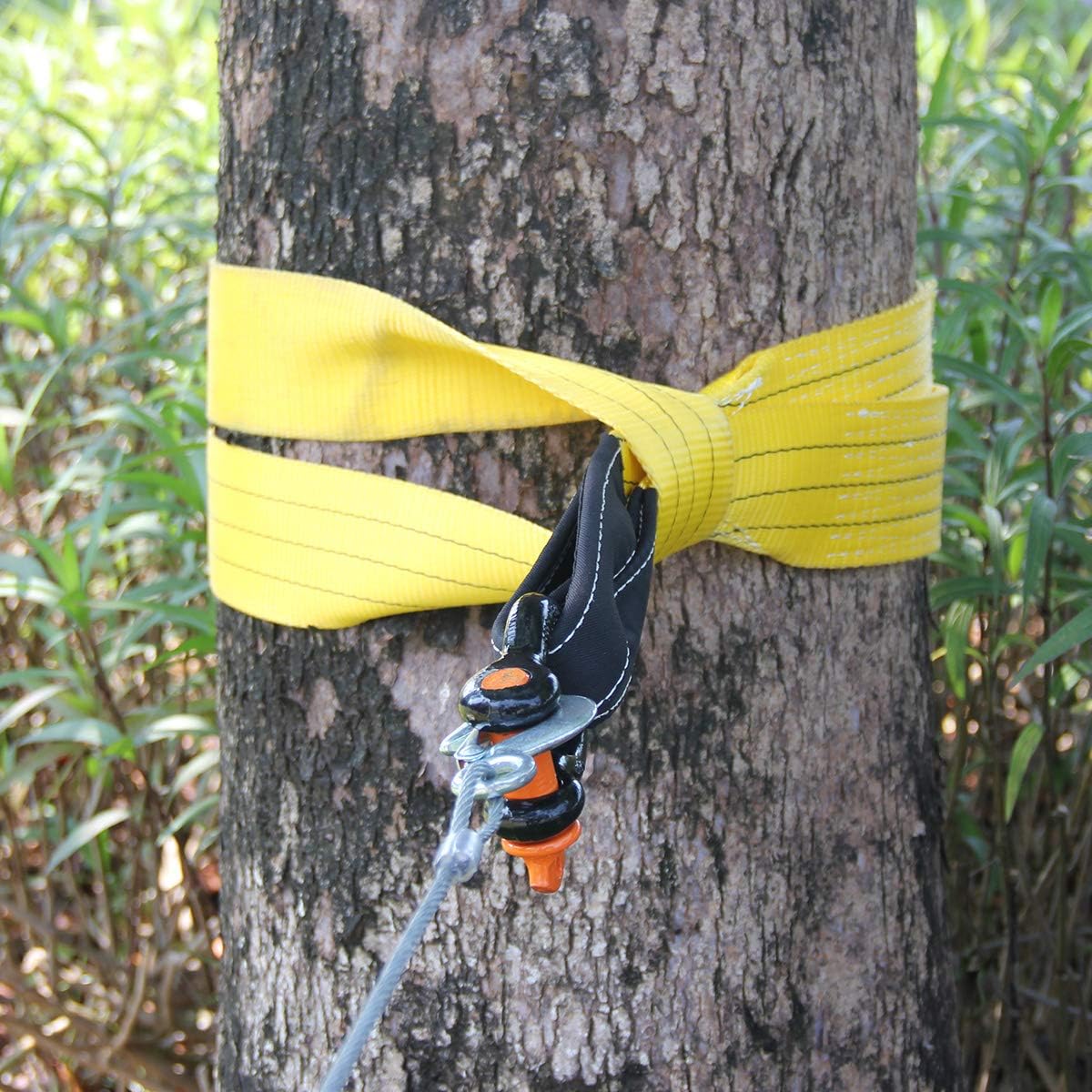 JCHL Tree Saver Strap, 3 inchX9 Foot Winch Strap, Tow Strap, Heavy Duty 36,000 Pound Capacity: Automotive
