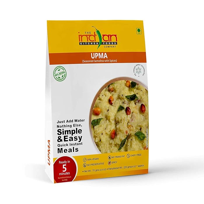 Buy The Indian Kitchen Foods Co. ReadytoEat Food Seasoned Semolina