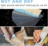 FEIHU Wet Dry Sandpaper 17 Sheet Assorted Grit 120-10000 Automotive High Grit view 5