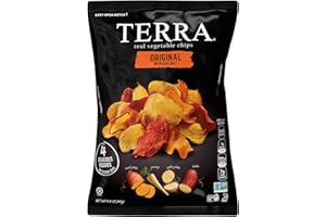 Terra Vegetable Chips, Original with Sea Salt Vegetable Chips, 1.5 oz (Pack of 8)